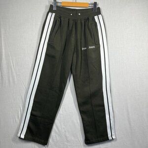 Palm Angels Vibes Pants Womens Size Large Green White Striped Pull-On